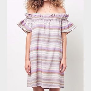 Anthro Corey Lynn Calter Dion Off Shoulder Dress S